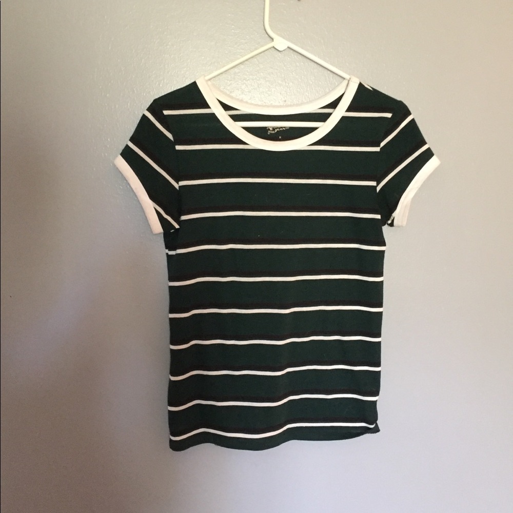 striped ringer tee